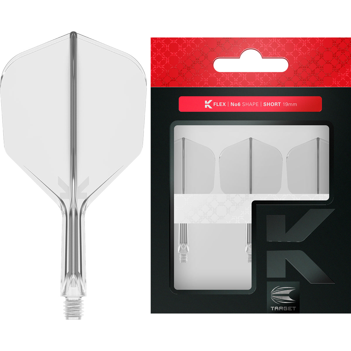 K-Flex Clear No6 One Piece Flights by Target