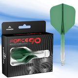 Mission Force 90 - New Moulded Flights & Shaft System - Standard No6 - Gradient - Transparent Green