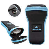 MISSION KAPSULE DARTS CASE - EVA DROP-IN CASE - BLACK & BLUE