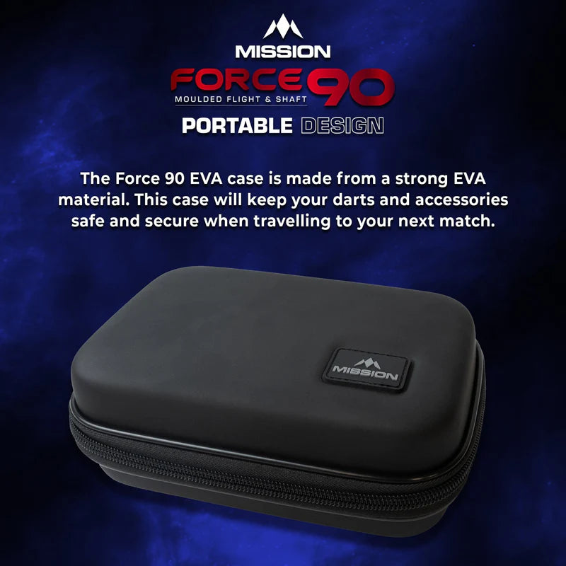 MISSION FORCE 90 DART CASE - EVA MOULDED WALLET - LARGE