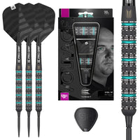 ROB CROSS BLACK EDITION 90% TUNGSTEN SWISS STEEL TIP DARTS BY TARGET