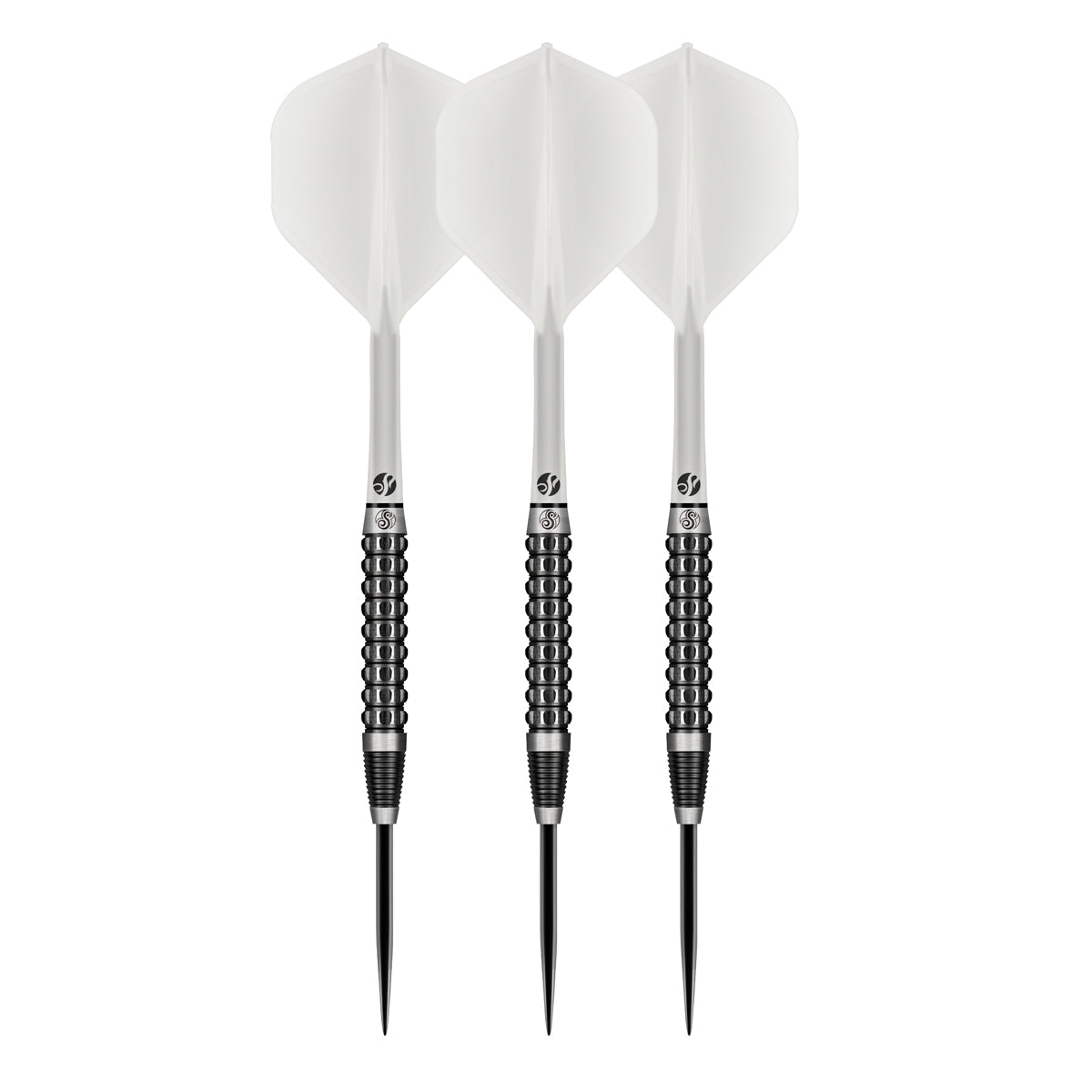 Flight Deck Clear One Piece Dart Flights and Shaft System by Shot