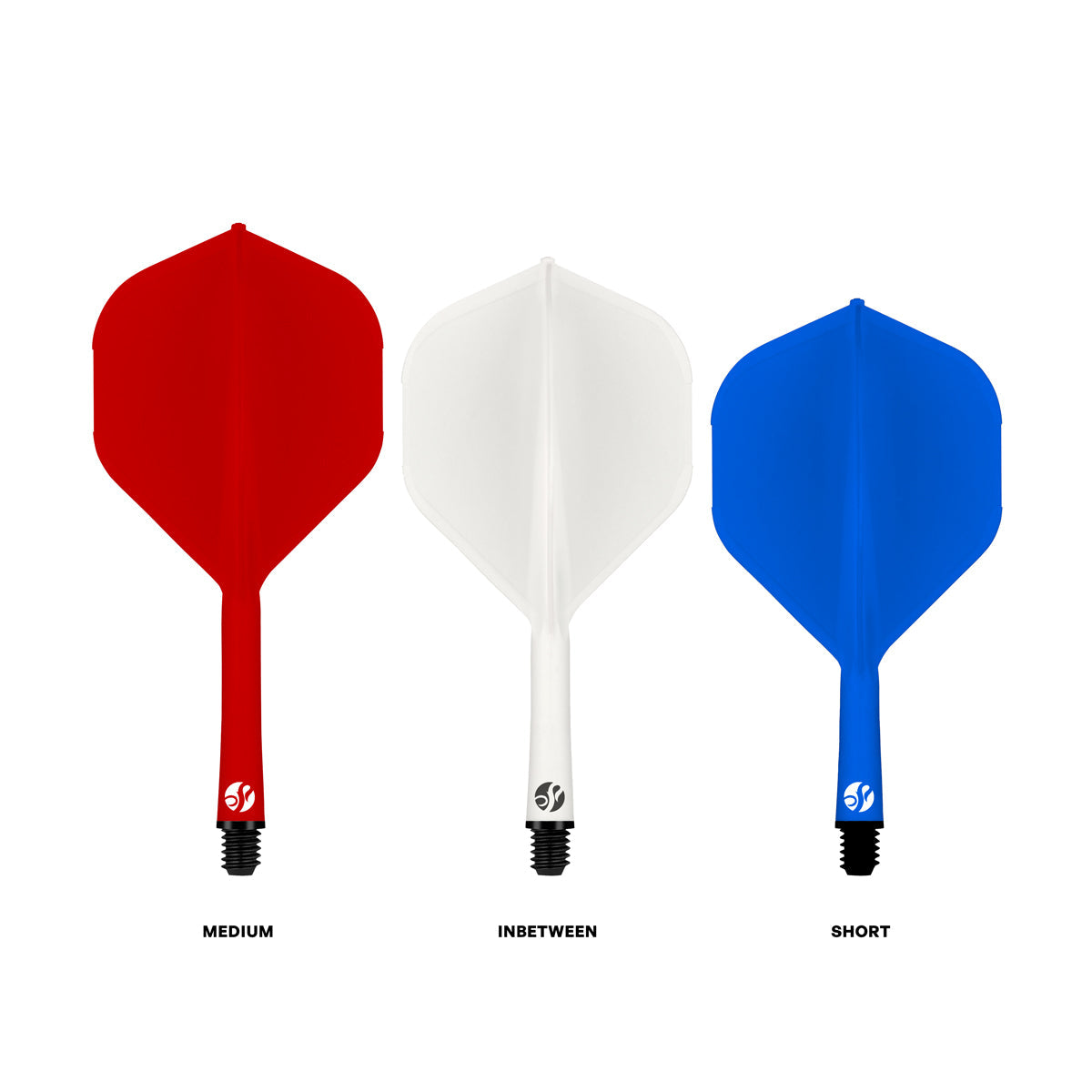 Flight Deck Tricolour One Piece Dart Flights and Shaft System by Shot