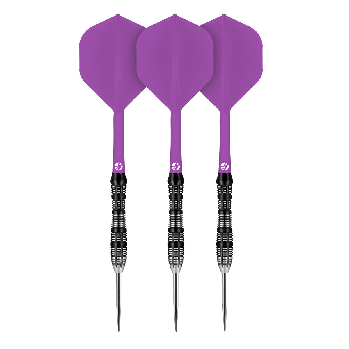 Flight Deck Purple One Piece Dart Flights and Shaft System by Shot