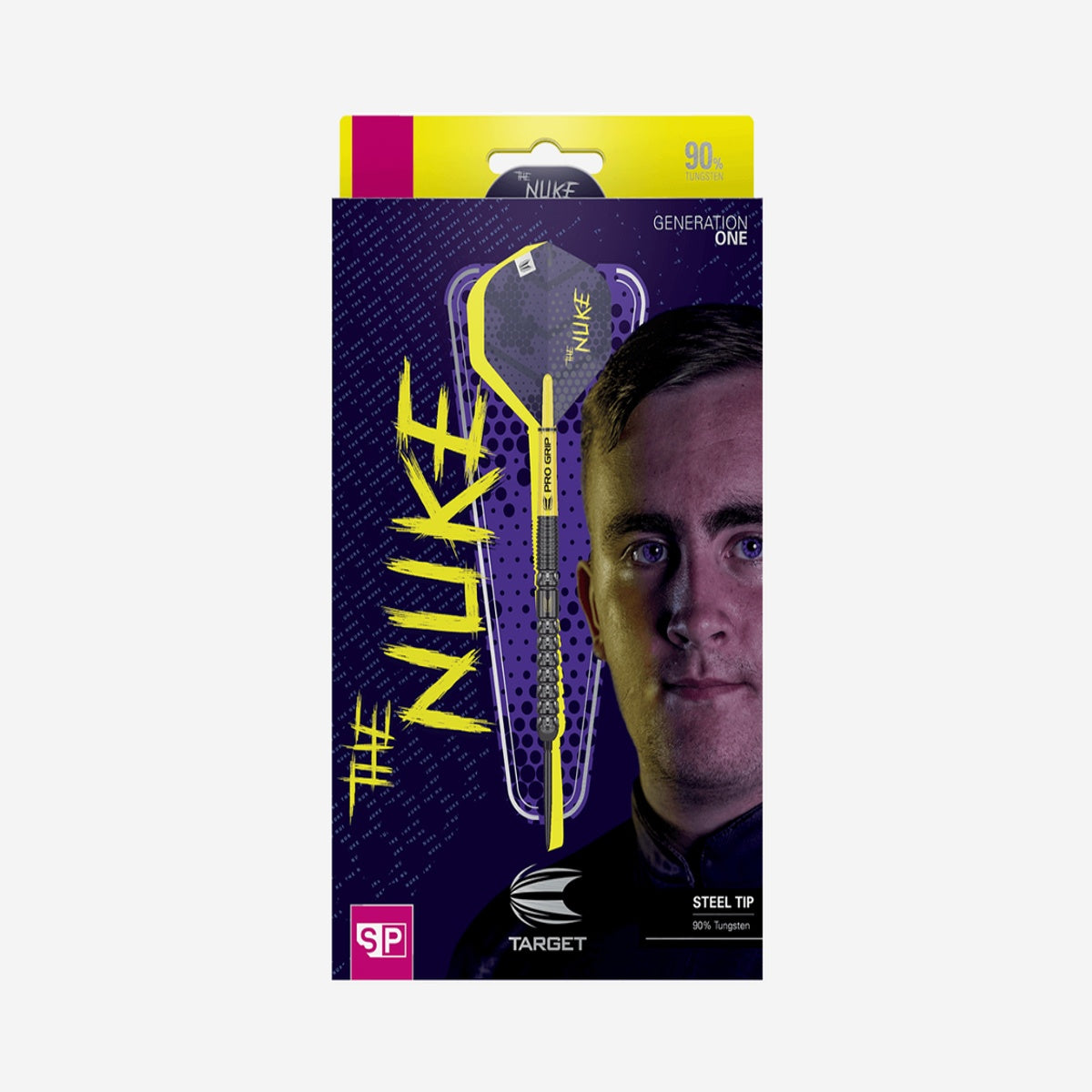 Luke Littler 90% Tungsten Swiss Point Steel Tip Darts by Target