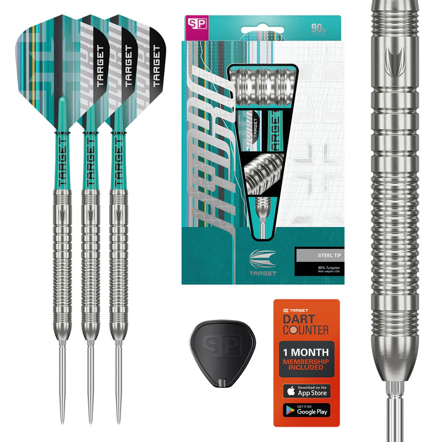 Target Hydro 03 90% Tungsten SP Steel Tip Darts