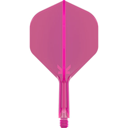 K-Flex Neon Pink No2 One Piece Dart Flights by Target