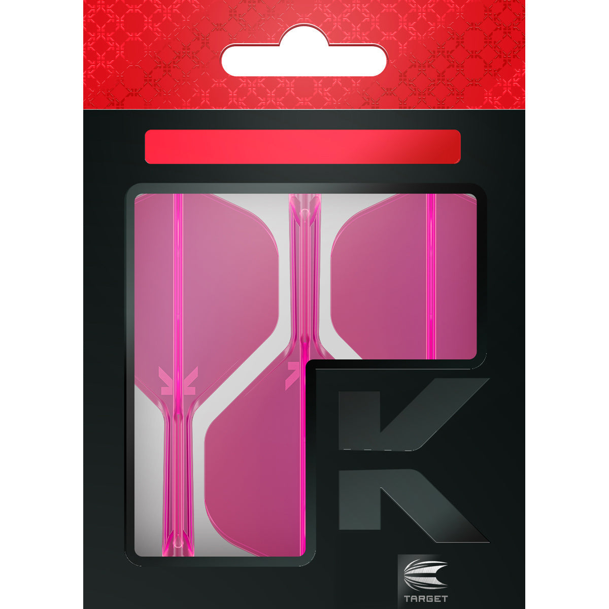 K-Flex Neon Pink No2 One Piece Dart Flights by Target