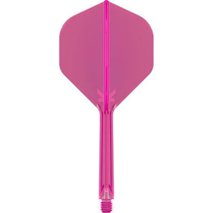K-Flex Neon Pink No2 One Piece Dart Flights by Target