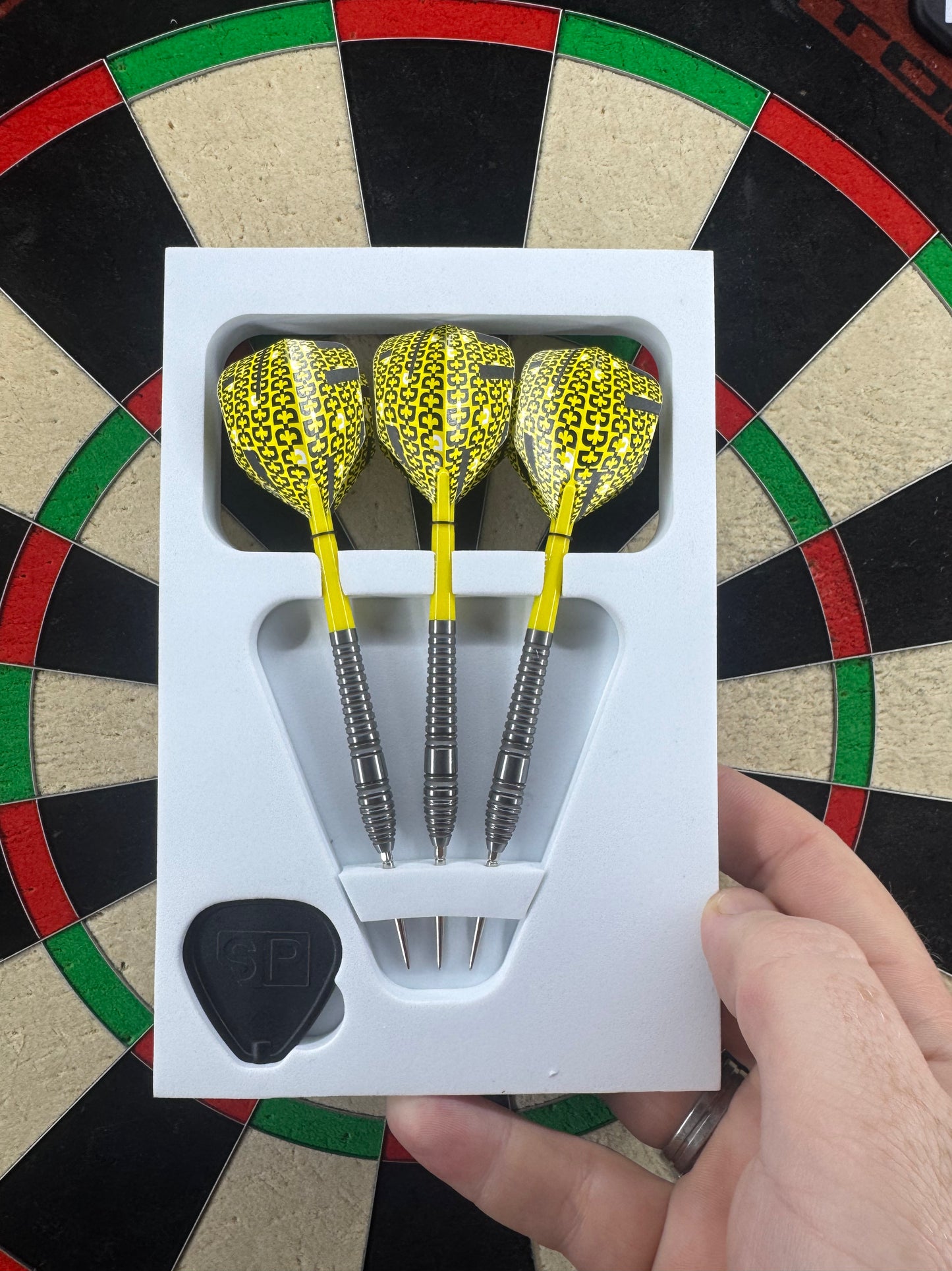 BOLIDE 03 SWISS POINT 90% TUNGSTEN STEEL TIP DARTS BY TARGET PRE-OWNED