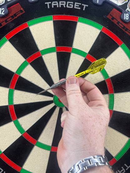 BOLIDE 03 SWISS POINT 90% TUNGSTEN STEEL TIP DARTS BY TARGET PRE-OWNED