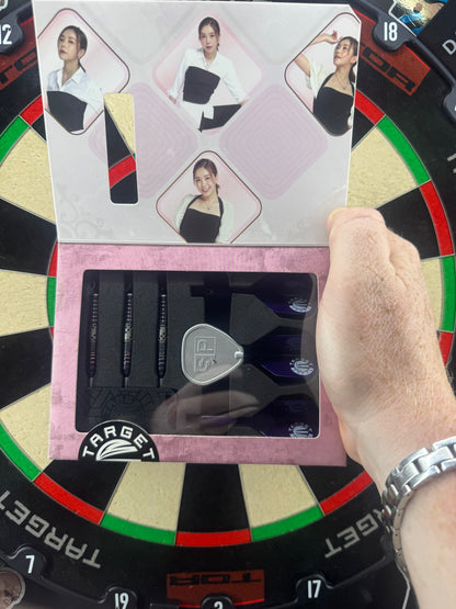 TARGET JAPAN CHARIS G5 90% TUNGSTEN SP STEEL TIP DARTS PRE-OWNED