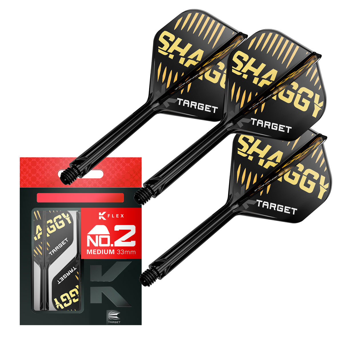 Scott Williams No2 K-Flex One Piece Dart Flights by Target