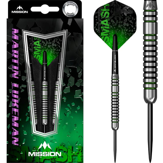 Mission Robyn Byrne Darts - Steel Tip - 90% - Black Titanium
