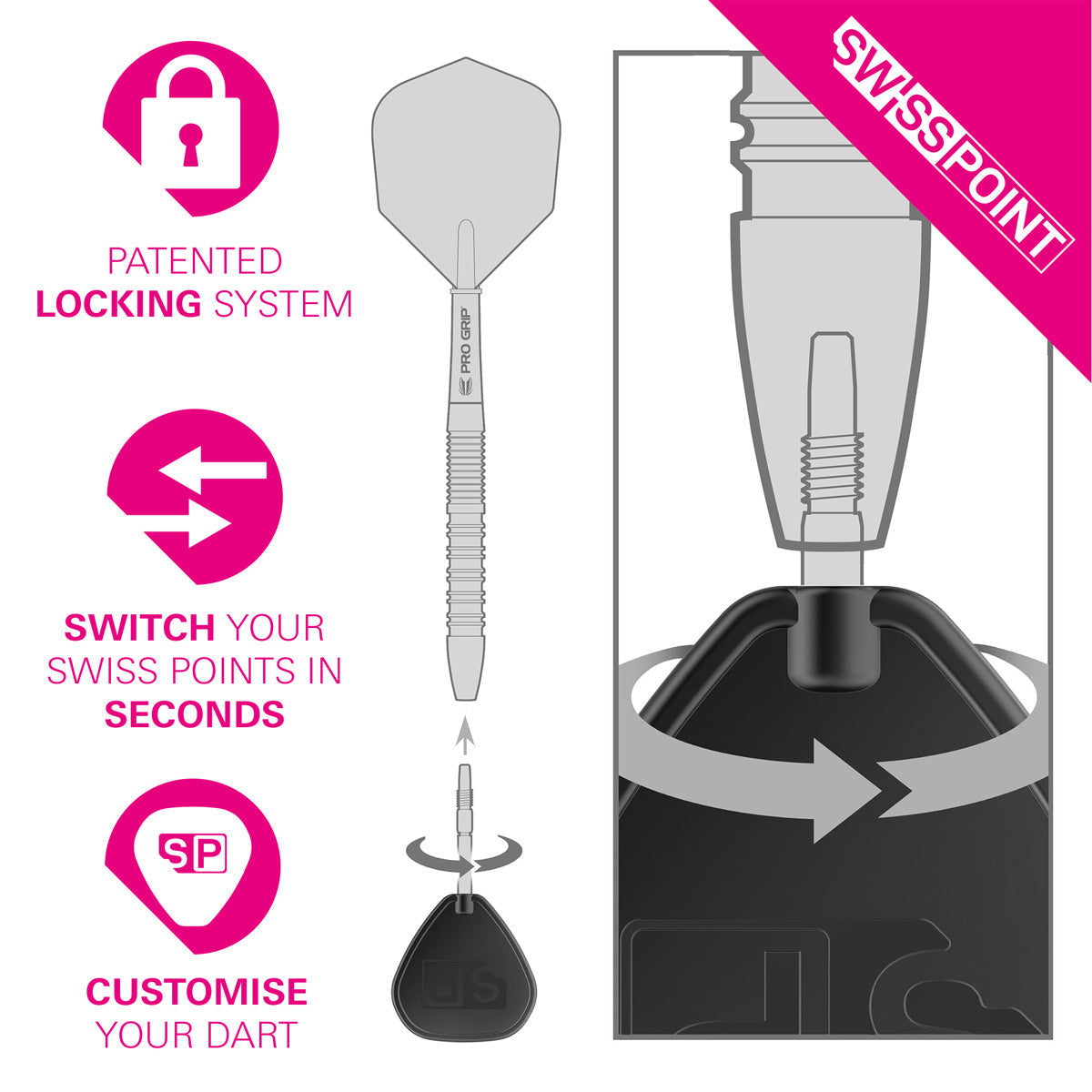Swiss Storm Onyx Points by Target