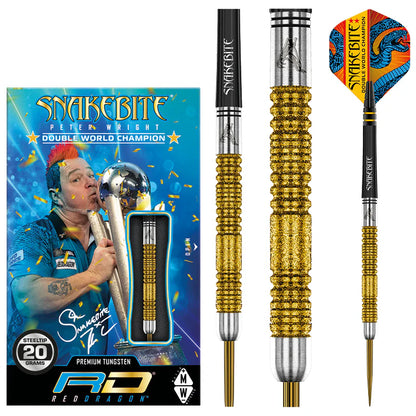 Peter Wright Double World Champion SE Gold Plus Darts by Red Dragon