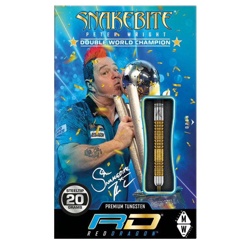 Peter Wright Double World Champion SE Gold Plus Darts by Red Dragon