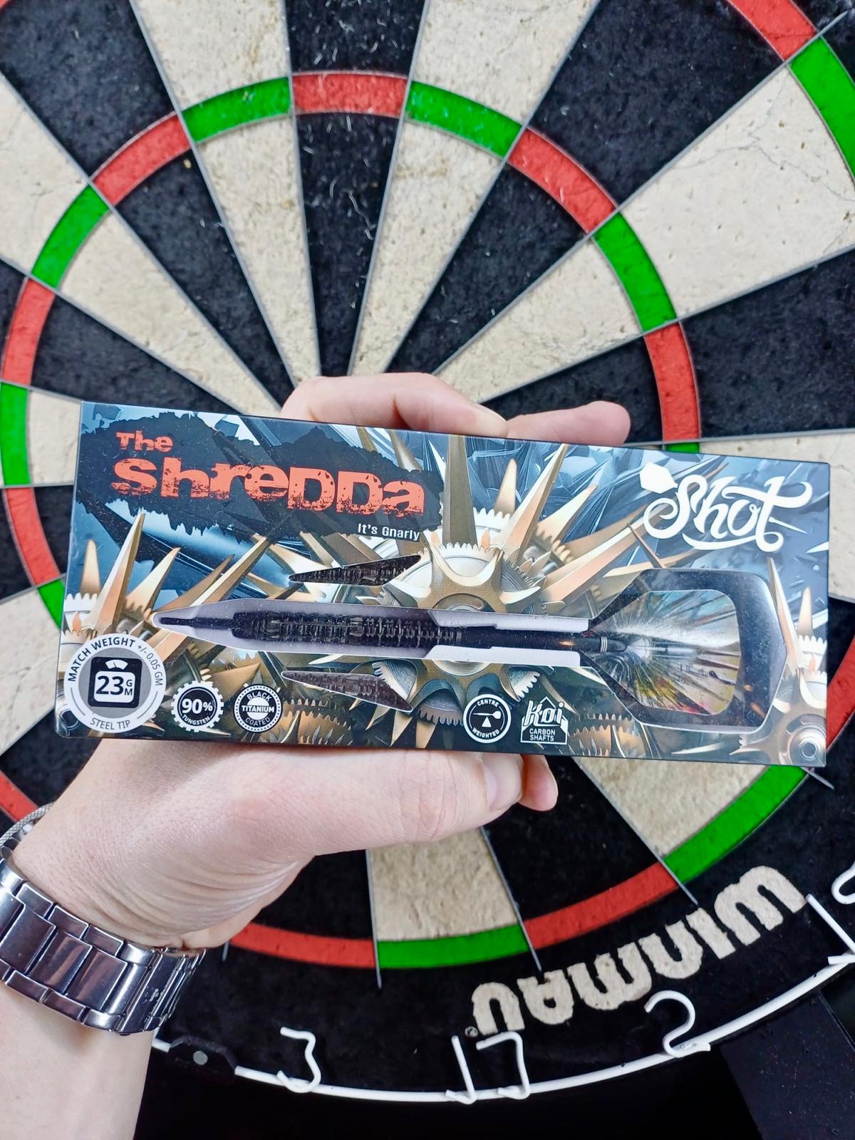 Gnarly Shredda 90% Tungsten Steel Tip Darts by Shot Pre-Owned 23g
